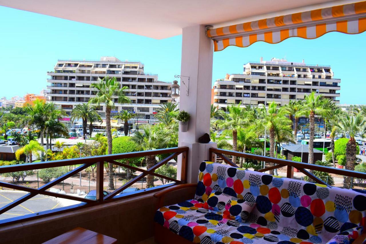 Sunny Summerland Los Cristianos, Ap With City And Ocean View Los Cristianos  Exterior photo